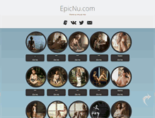 Tablet Screenshot of epicnu.com